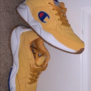 Champion mens yellow shoes